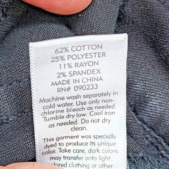 PACSUN Womens Jeans XS 26x28 Mid-Rise Skinniest Black Stretch Denim Faded Casual - Picture 8 of 9